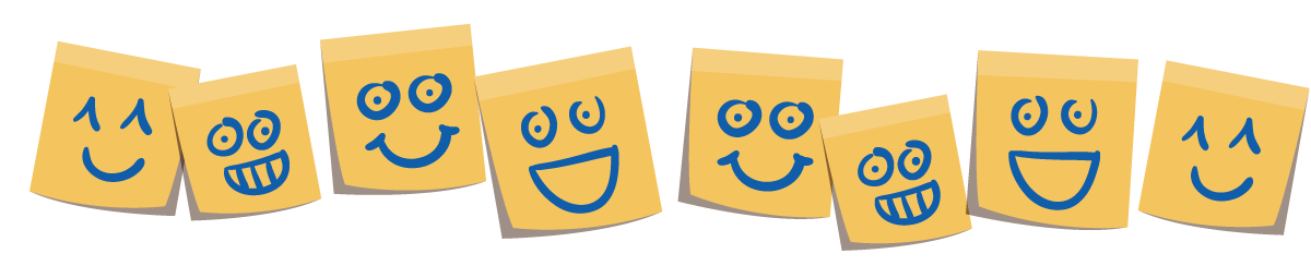 smiley post it